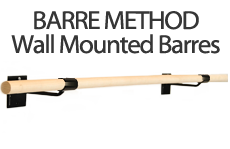 Wall Mounted Ballet Barre for Barre Method