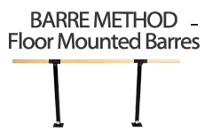 Floor Mounted Ballet Barre for Barre Method