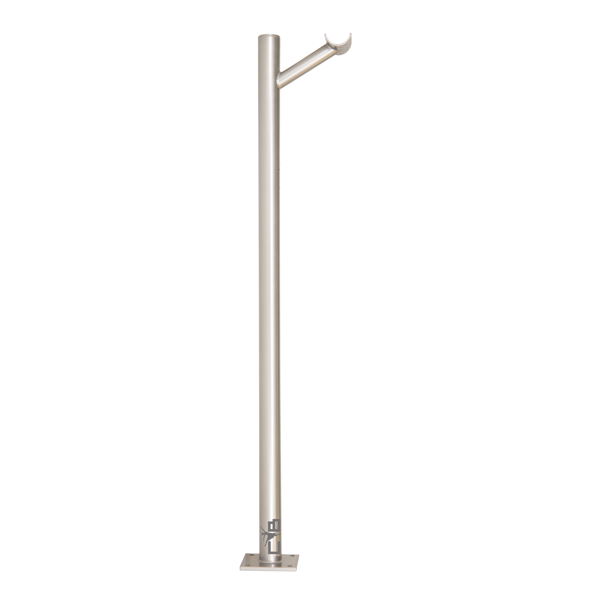 SINGLE FRAPPE ~ Single Floor Mounted Ballet Barre Bracket SINGLE FRAPPE ~ Single Floor Mounted Ballet Barre Bracket